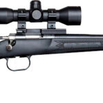 CRICKETT RIFLE G2 22LR BLUED/ - BLACK SYNTH W/SCOPE AND CASE