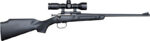 CRICKETT RIFLE G2 22LR BLUED/ - BLACK SYNTH W/SCOPE AND CASE