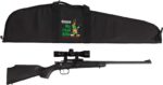 CRICKETT RIFLE G2 22LR BLUED/ - BLACK SYNTH W/SCOPE AND CASE - Image 2