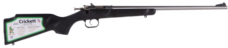 GKSA2295-1.jpg CRICKETT RIFLE G2 22WMR - STAINLESS BLACK SYNTHETIC - Image 1
