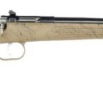 CRICKETT RIFLE G2 22LR TAN - SYNTHETIC/GOLD WEB BLUED
