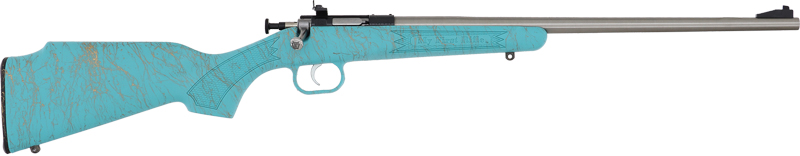 GKSA2446-1.jpg CRICKETT RIFLE G2 22LR BLUE - SYNTHETIC/GOLD WEB STAINLESS - Image 1