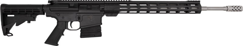 GL1065SSBLK-1.jpg GLFA AR10 RIFLE 6.5CM 20" S/S - BBL W/5R RIFLING 10-SHOT BLACK - Image 1