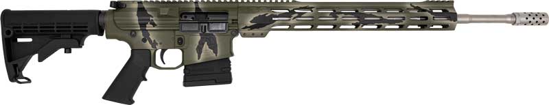 GL1065SSPGRN-1.jpg GLFA AR10 RIFLE 6.5CM 20" S/S - BBL 10-SHOT PURSUIT GREEN CAMO - Image 1
