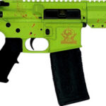 GLFA AR15 PISTOL 223 WYLDE - 7.5" NITRIDE ZOMBIE SPLATTER