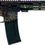 GLFA AR15 SPLATTER 223 WYLDE - 16" S/S BBL BLACK SPLATTER
