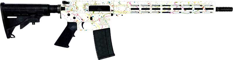 GL15223SWHT-1.jpg GLFA AR15 SPLATTER 223 WYLDE - 16" NIT BBL WHITE - Image 1