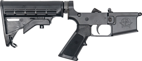 GL15BLKC.jpg GLFA LOWER GROUP AR-15 5.56MM - W/ADJUSTABLE STOCK BLACK - Image 1