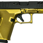 GLFA 19 STRIKER 9MM 4" 15 SHOT - BLACK SLIDE GALAXY GOLD FRAME