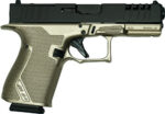 GLFA 19 STRIKER 9MM 4" 15 SHOT - BLACK SLIDE PLATINUM FRAME
