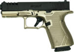 GLFA 19 STRIKER 9MM 4" 15 SHOT - BLACK SLIDE PLATINUM FRAME - Image 2