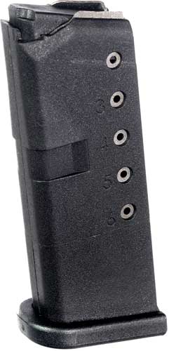 GLK12.jpg PRO MAG MAGAZINE FOR GLOCK 43 - 9MM 6RD BLACK POLYMER - Image 1