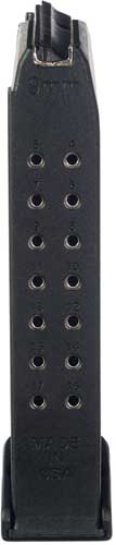 GLKA9B.jpg PRO MAG MAGAZINE FOR GLOCK 17 - 19/26 9MM 18RD BLACK POLYMER - Image 1