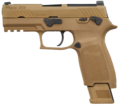 GM189CSSMS.jpg SIG M18 COMMERCIAL 9MM 3.9" - SIGLITE (1)17&(2)21RD COYOTE - Image 1