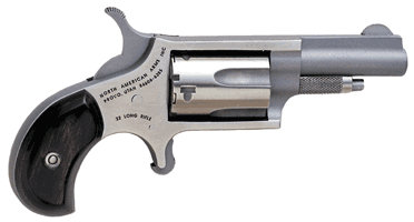GNAA22LLR.gif NAA MINI-REVOLVER 22LR 1-5/8" - STAINLESS MATTE WOOD - Image 1