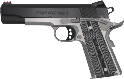 GO1070CCPTT-1.jpg COLT COMPETITION 45ACP 5" 8RD - TWO TONE BLACK GREY G10 GRIPS - Image 1