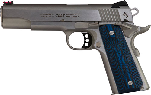 GO1073CCS-1.jpg COLT COMPETITION 38 SUPER 5" - 9RD STAINLESS BLUE G10 GRIPS - Image 1