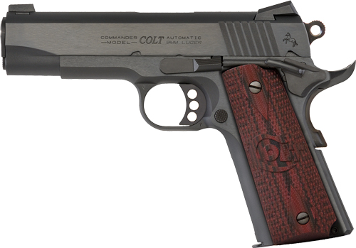 GO4942XE-1.jpg COLT COMBAT COMMANDER 9MM - 4.25" 9RD BLUED G10 GRIPS - Image 1