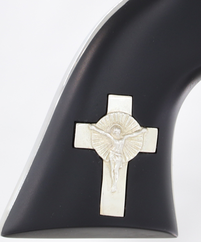 GPP300WSCI01BG_GRIP.jpg CIMARRON HOLY SMOKER 357MAG FS - 4.75" WHITE/SILVER CROSS BLACK - Image 1