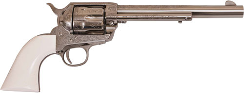GPP405LNI_3.jpg CIMARRON FRONTIER 357MAG PW FS - 7.5" ENGRAVED NICKEL/IVORY - Image 1