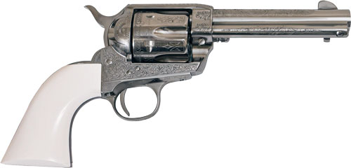 GPP410LNI_2.jpg CIMARRON FRONTIER 45LC PW FS - 4.75" ENGRAVED NICKEL/IVORY - Image 1