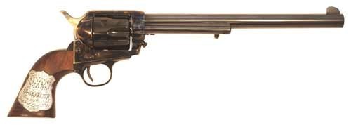 GPP558.jpg CIMARRON WYATT EARP 45LC OM - FS 10" CC/BL WALNUT W/SHIELD - Image 1