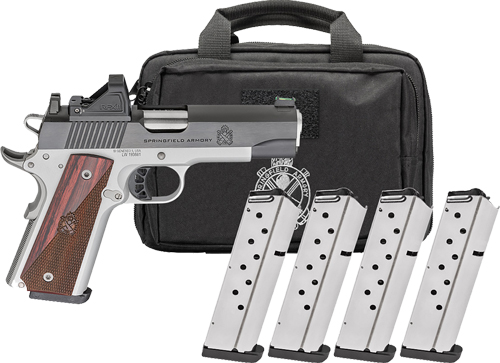 GPX9117LAOSPAC_1.jpg SPRINGFIELD 1911 RONIN 9MM - 4.25" 9RD 4 MAGS GEAR PAC - Image 1