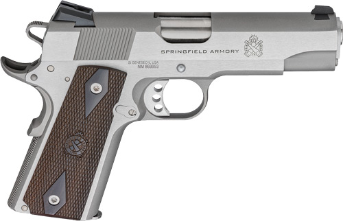 GPX9417S.jpg SPRINGFIELD 1911 GARRISON - 9MM 4.25" 9RD SS/WALNUT - Image 1