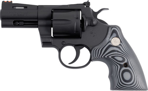 GPYTHONBM3FO_1-1.jpg COLT PYTHON 357MAG 3" 6RD - MATTE BLUED BLACK G10 GRIPS - Image 1
