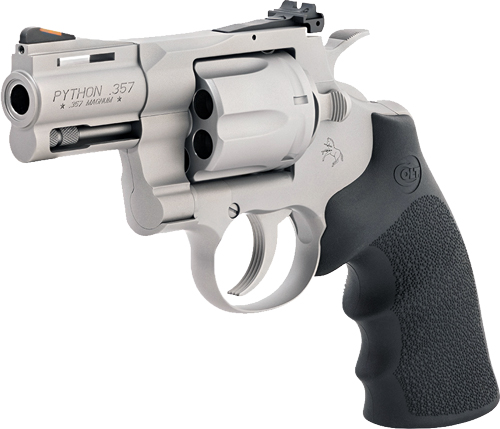 GPYTHONSM3RTS-1.jpg COLT PYTHON 357MAG 3" 6RD - MATTE STAINLESS HOGUE GRIPS - Image 1