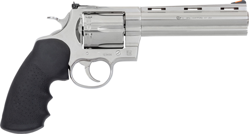 GSP6RTS-1.jpg COLT ANACONDA 44MAG 6" 6RD - STAINLESS RUBBER GRIPS - Image 1