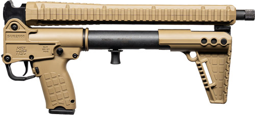 GSUB2K10GLKTAN_FOLDED-1.jpg KEL-TEC SUB-2000 10MM 15RD - MAGAZINE TAN - Image 1