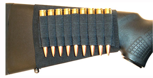 GTAC81.jpg GROVTEC RIFLE SHELL HOLDER BLK - BUTTSTOCK SLEEVE OPEN STYLE - Image 1