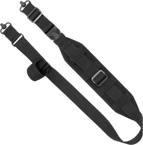 GTSL133.jpg GROVTEC QS HEAVY GUNNER PADDED - SLING 1.5" WEBB 3" PAD BLACK - Image 1