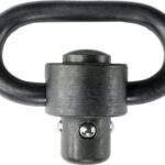 GROVTEC SINGLE HD PUSH BUTTON - SWIVEL BLACK 1 1/4" 1-PACK