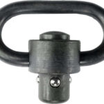 GROVTEC SINGLE HD PUSH BUTTON - SWIVEL BLACK 1 1/2" 1-PACK