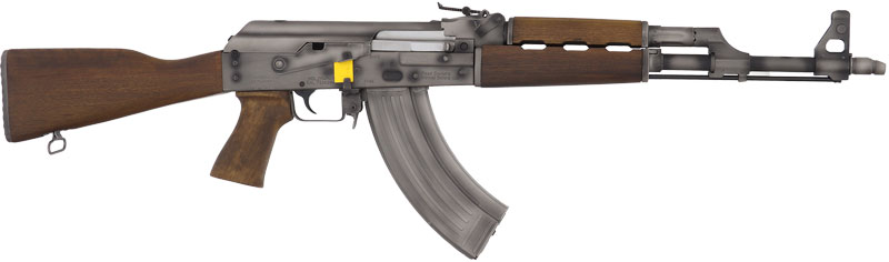 GZR7762CFL_3.jpg ZASTAVA ZPAPM70 BATTLE WORN - RIFLE 7.62X39 30RD DARK WOOD - Image 1