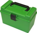 MTM DELUXE AMMO BOX 50-ROUNDS - X-LARGE RIFLE CALIBERS GREEN - Image 2