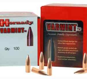 HORNADY BULLETS 22 CAL .224 - 50GR JSP 100CT 40BX/CS
