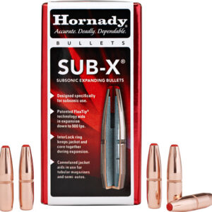 HORNADY BULLETS 7.62X39 .3115 - 255GR. SUB-X 100CT 15BX/CS