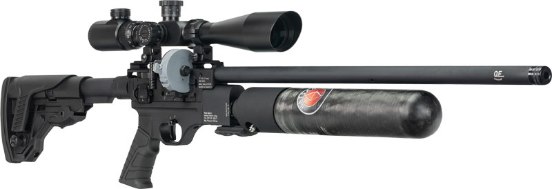 HGFACTORRC25_ANGLE_1.jpg HATSAN FACTOR RC .25 PCP - SIDE LEVER 2-MAGS BLACK - Image 1