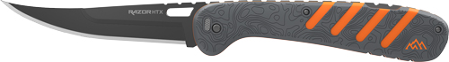 HTX50Y6C.jpg OUTDOOR EDGE RAZOR HTX 5" - FOLDER GRAY/ORANGE W/BLADE POD - Image 1