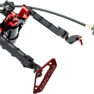 ACCU-TAC BIPOD HYB500 HYDRO - PICATINNY WITH REMOTE BLK/RED