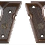 BERETTA 92/96 GRIPS WOOD - WALNUT WITH MEDALLION