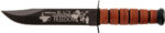 KA-BAR USMC OPERATION IRAQI - FREEDOM 7" W/LEATHER SHTH USMC