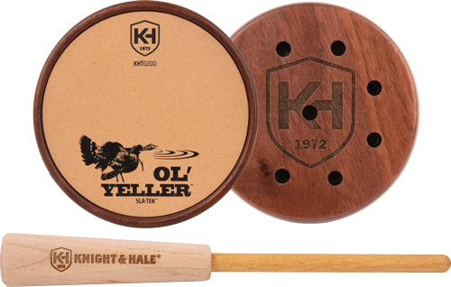KHT0200-1.jpg KNIGHT AND HALE OL' YELLER - POT CALL WALNUT SLA-TEK - Image 1