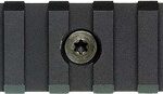 BCM RAIL SECTION--NYLON KEYMOD - 4" RAIL BLACK