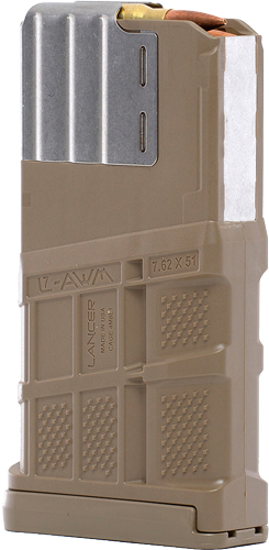 L7G220FDE_1.jpg LANCER MAGAZINE L7AWM SR-25 - 7.62X51 20RD OPAQUE FDE GEN2 - Image 1