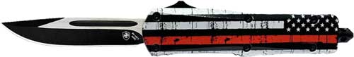 LBTR331_1-1.jpg TEMPLAR KNIFE LARGE OTF BACK - THE RED 3.5" BLK DROP POINT - Image 1