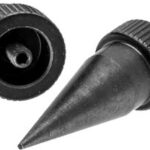 ACCU-TAC SPIKE FEET SET FITS - LR10 BIPODS STEEL BLACK